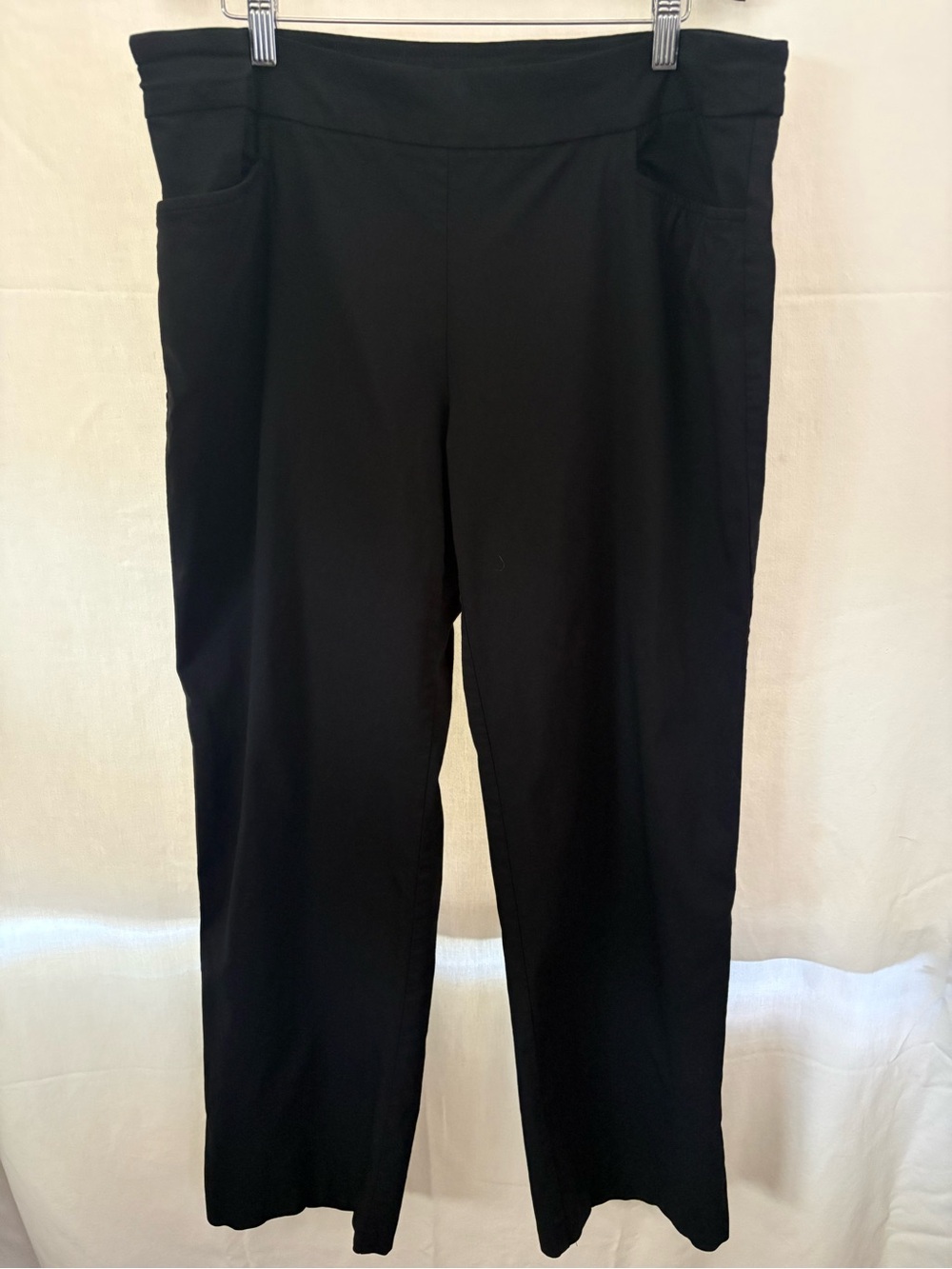 Time and Tru Black Pull-On Stretch Trousers